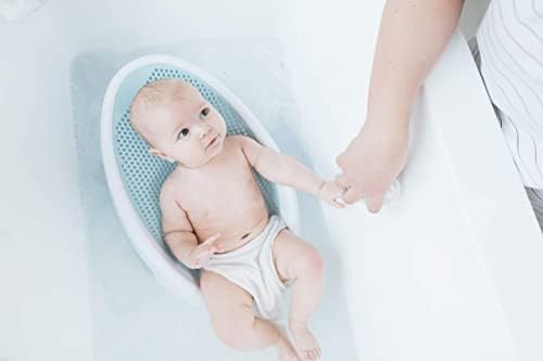 Angelcare Soft-Touch Baby Bath Support & Rinser Bundle, Aqua