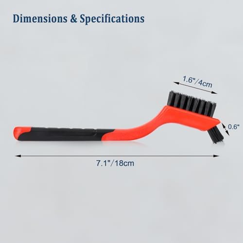 3pcs Nylon Brushes for Cleaning, Small Cleaning Brushes