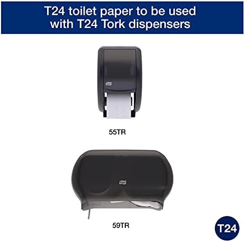 Tork Advanced Toilet Paper Roll, 80 rolls x 500 sheets, 2461200