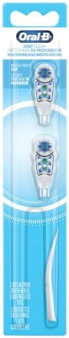 Oral-B Deep Clean Battery Powered Toothbrush Replacement Brush Heads Refill, Soft, 2 Count