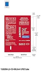 Loctite 1330799 243 Blue Oil Resistant Threadlocker Tube - 6 ml