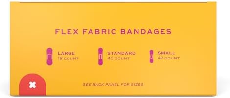 Welly Bravery Badge Value Pack | Adhesive Flexible Fabric Bandages | Assorted Shapes and Patterns for Minor Cuts, Scrapes, and Wounds - 100 Count