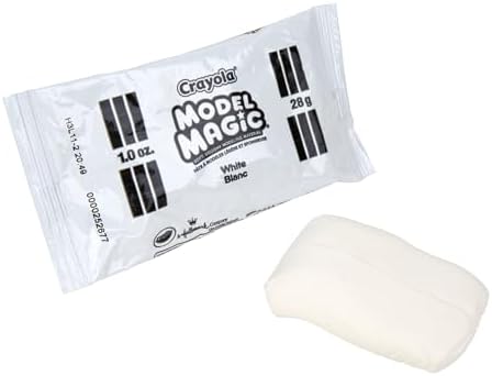 Crayola Model Magic White 75ct, 1oz Modeling Air Dry Clay Alternative