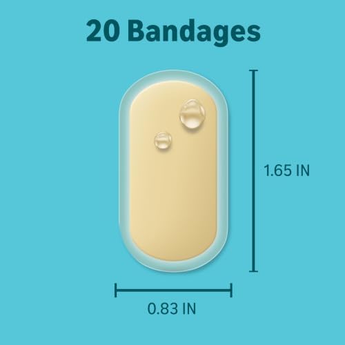 Amazon Basics Hydrocolloid Gel Bandages, Regular 20 Count