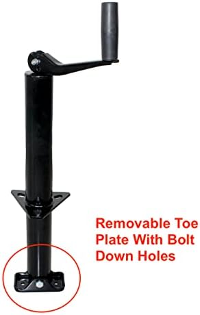 MaxxHaul 70159 14" Lift A-Frame Mount Trailer Jack with Top Wind - 2000 lbs. Capacity
