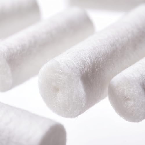 100 Dental Cotton Rolls, 1.5 Inch Nosebleed Plugs for Kids or Adults - Extra Absorbent Blood Clotting, Cotton Rolls (100 Count)