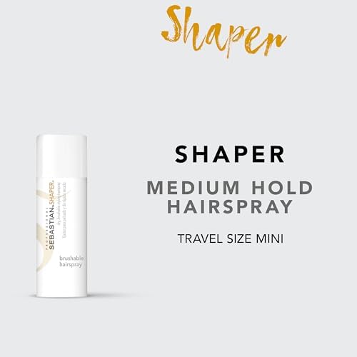 Sebastian Professional Shaper Hairspray, 50 VOC% | Flexible to Medium Hold | Brushable with Control | Packaging May Vary