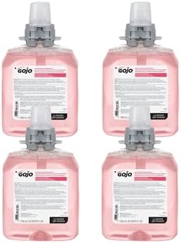 Gojo FMX-12 Foam Soap Refill, Cranberry Scent, 4ct x 1250 mL - 5161-04
