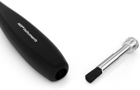 MDF Instruments, Tromner Neurological Reflex Hammer with Built-in Brush for Cutaneous and Superficial Responses - Light - HDP Handle - Durable, Professional-Grade - Black (MDF555P-11)