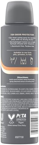 Dove Men Whole Body Deo Deodorant Spray Cedar + Shea Butter, 4 oz