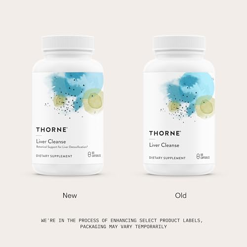 THORNE Liver Cleanse, Berberine HCl & Milk Thistle, 60 Capsules