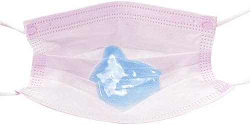 DC-BEAUTIFUL 100 Pcs Pink Disposable 3 Ply Earloop Face Masks,Fit for Adults