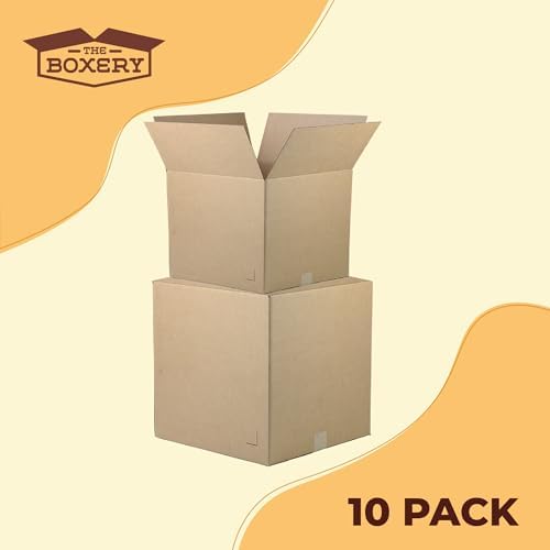 The Boxery Moving Boxes 10-Pack Medium 18x14x12 inch
