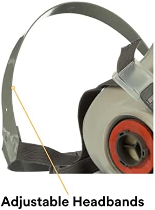 3M 6200 Half Mask for Use With 6000 Series Cartridges, Face Piece