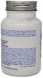 Permatex 80632 Thread Sealant with PTFE, 4 oz., Cream