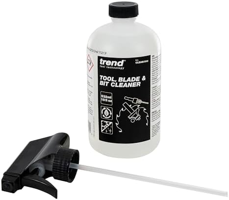 TREND Tool, Blade & Bit Cleaner, 18 fl oz, Resin, Pitch & Rust Remover, Safe Non-Toxic Formula for Workshop Tools, CLEAN/500