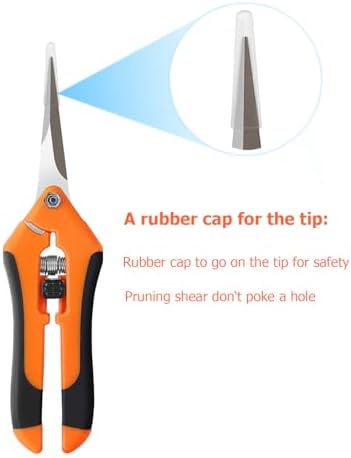 4 Pack Pruning Shears 6.5 Inch Stainless Steel Garden Scissors