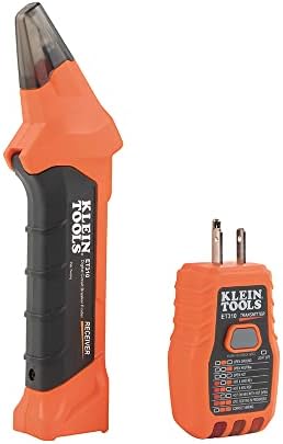 Klein Tools ET310 AC Circuit Breaker Finder, Electric and Voltage Tester with Integrated GFCI Outlet Tester