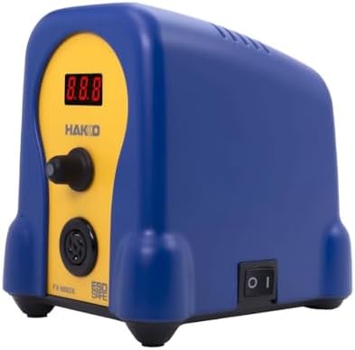 Hakko FX888DX-010BY - Digital Soldering Station with Rotary Encoder (Blue/Yellow Housing)