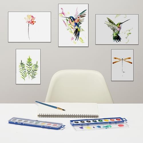 Mr. Pen- Washable Watercolors, 2 Pack, 8 Colors with Paint Brush
