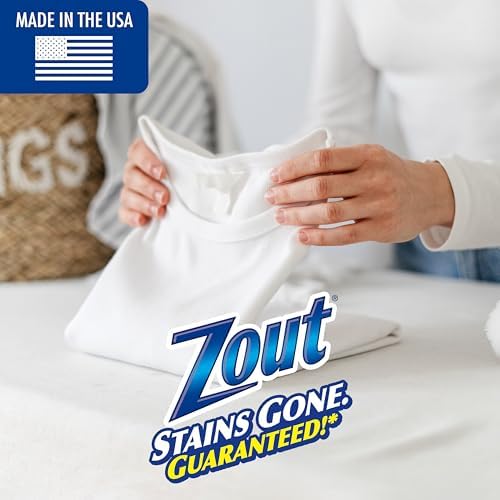 Zout Laundry Stain Remover Spray, Blood, Grass & Oil Stains, 22 oz, 2-Pack