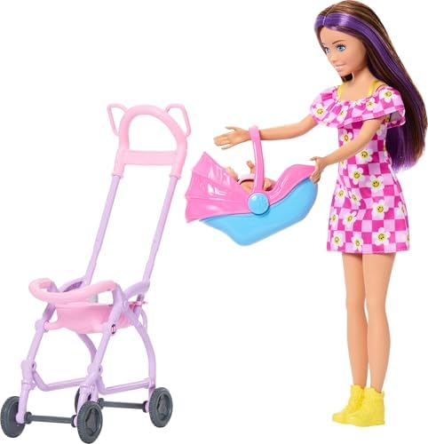 Barbie Skipper Babysitters Inc. Playset with Brunette Doll