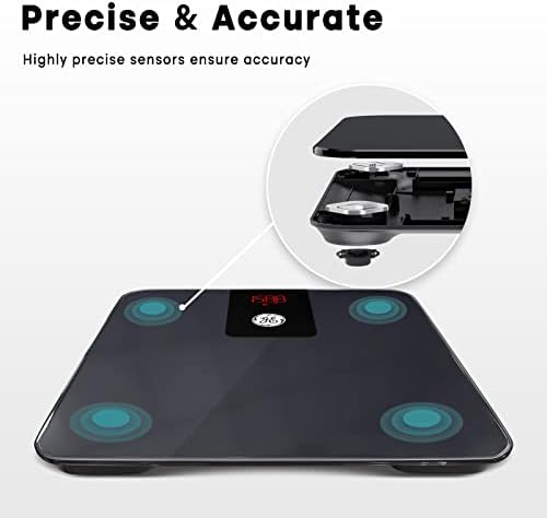 GE Bathroom Scale for Body Weight, Digital Smart Accurate 400 lb Weighing