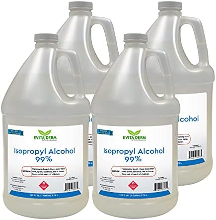 Evita Derm Isopropyl Alcohol Grade 99% Anhydrous 4 Gallon