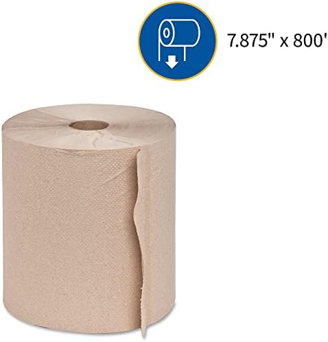 Genuine Joe GJO22600 Embossed Hardwound Roll Towels (Pack of 6)