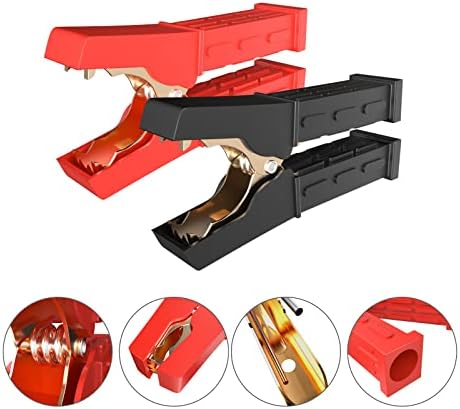 Goupchn Heavy Duty Crocodile Clamps 500A 2PCS Car Battery Charger Clips