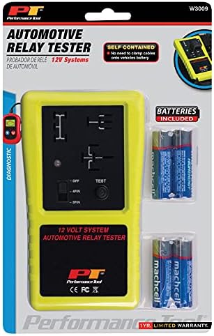 Performance Tool 3009 12-Volt 4- and 5-Pin Automotive Relay Tester