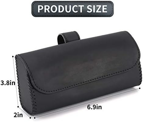 Accmor Sunglasses Holder for Car Sun Visor, Auto Eyeglasses Protective Storage Case, Vehicle Visor Accessories Organizer Box