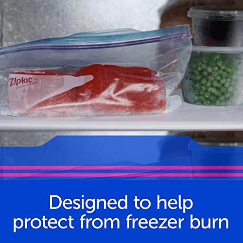 Ziploc 2 Gallon Freezer Bags, Food Storage, 10 Count