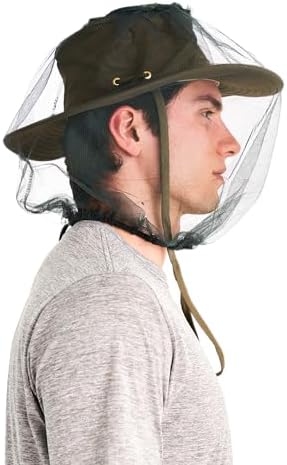 Coghlan's Mosquito Head Net: Ultra-Fine Mesh Netting Protection Against Bugs Gnats Flies Insects, for Outdoor Camping