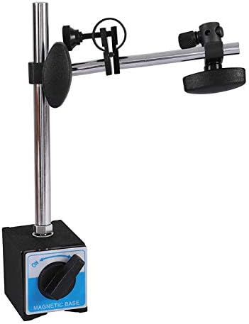 Qnkaa Dial Indicator with Magnetic Base Holder 0-1" Dial Gauge 0.001"