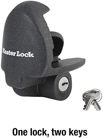 Master Lock Trailer Lock, Black Trailer Tongue Lock 379ATPY