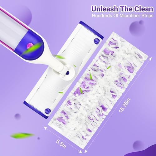 Pure Realm 32 Count Disposable Power mop Refills for Swiffer Power Mop