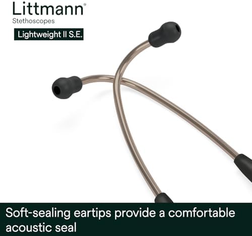 3M Littmann Lightweight II S.E. Stethoscope, 2450, 28" Black Tube
