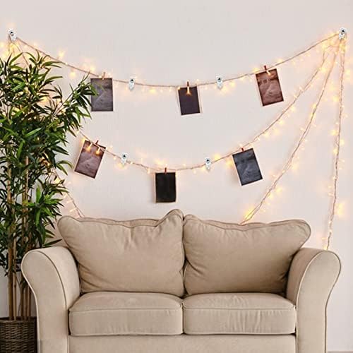 24 Pack Wire Shelf Clips, White Down Wall Clips for Closet Shelves