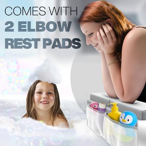 Benicci Bath Kneeler and Elbow Rest Pad Set, Kneeling Mat for Baby Bathing