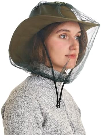 Coghlan's Mosquito Head Net: Ultra-Fine Mesh Netting Protection Against Bugs Gnats Flies Insects, for Outdoor Camping