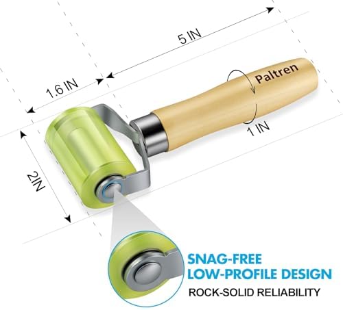 Seam Roller with Dual Ball Bearings, Automotive Sound Deadening Roller