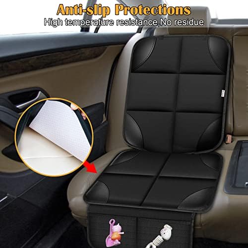Meolsaek Car Seat Protector for Child Car Seat，Non-Slip Backing No Imprints