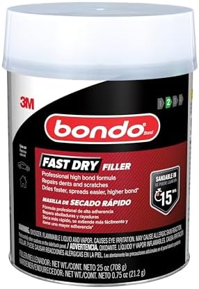 bondo 3M Professional Fast Dry Filler (Quart)