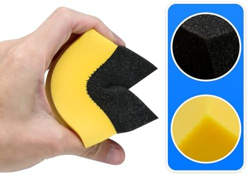 6 Pcs Tire Applicator Dressing Shine Sponge