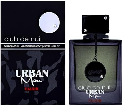 Armaf Club De Nuit Urban Man Elixir for Men Eau de Parfum Spray, 3.6 Ounce