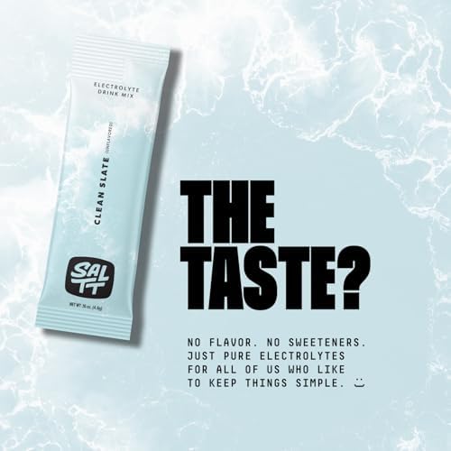 SALTT Electrolyte Packets - Clean Slate (30 Sticks) - Zero Sugar