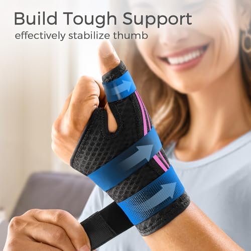 FREETOO Thumb and Wrist Brace Right Left Hand for Arthritis and Support