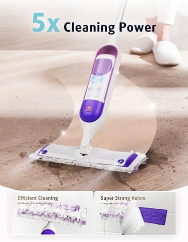 AIR U+ 24 Pack Disposable Power Mop Pads Refills for Swiffer Power Mop