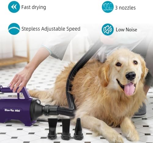 Dog Dryer High Velocity Pet Dog Grooming Force Hair Dryer/Blower